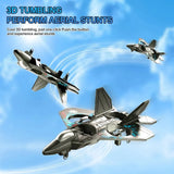 2.4G L0712 High-Performance RC Aircraft – Gravity-Sensing EPP Foam Fighter Glider with LED Lights