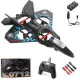 2.4G L0712 High-Performance RC Aircraft – Gravity-Sensing EPP Foam Fighter Glider with LED Lights