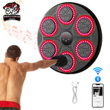Smart Bluetooth Wall-Mounted Music Boxing Trainer - Electronic Punching Target for Home Gym