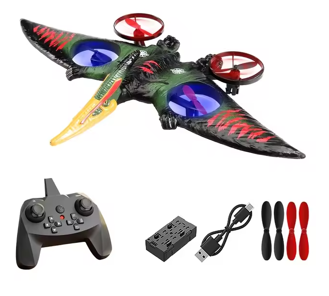 2.4G L0712 High-Performance RC Aircraft – Gravity-Sensing EPP Foam Fighter Glider with LED Lights