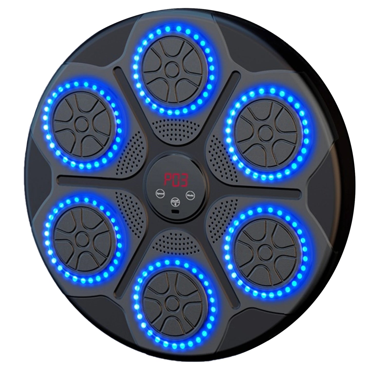 Smart Bluetooth Wall-Mounted Music Boxing Trainer - Electronic Punching Target for Home Gym